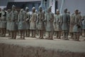 The Terracotta Army, Xian , China Royalty Free Stock Photo